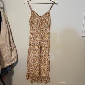 Ultra Flirt Multicolor Floral Midi Dress